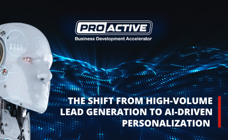 Revolutionizing Sales: The Shift from High-Volume Lead Generation to AI-Driven Personalization