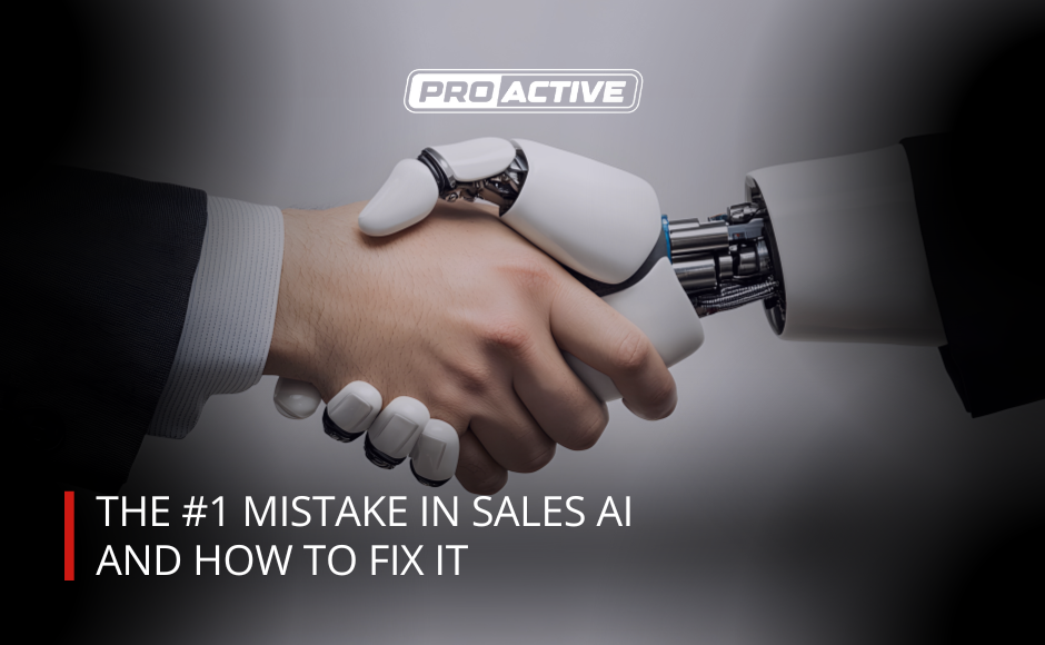 Read more about the article The #1 Mistake in Sales AI And How to Fix It
