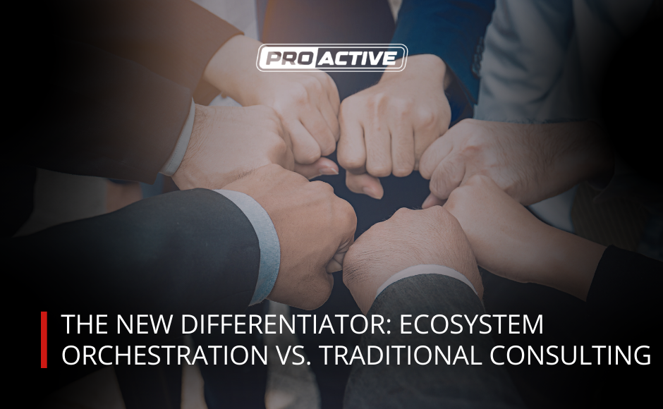 Read more about the article The New Differentiator: Ecosystem Orchestration vs. Traditional Consulting