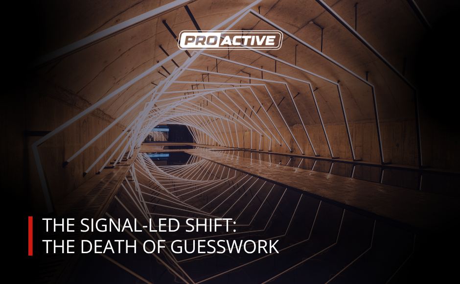 Read more about the article The Signal-Led Shift: The Death of Guesswork